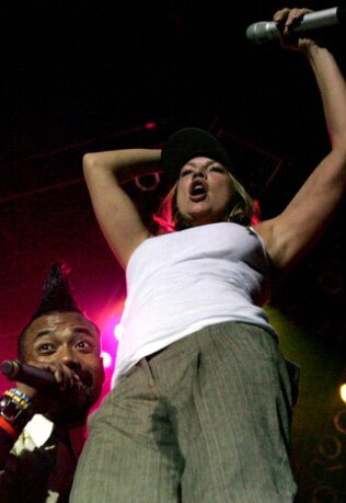 Fergie sweat piss pissed pants